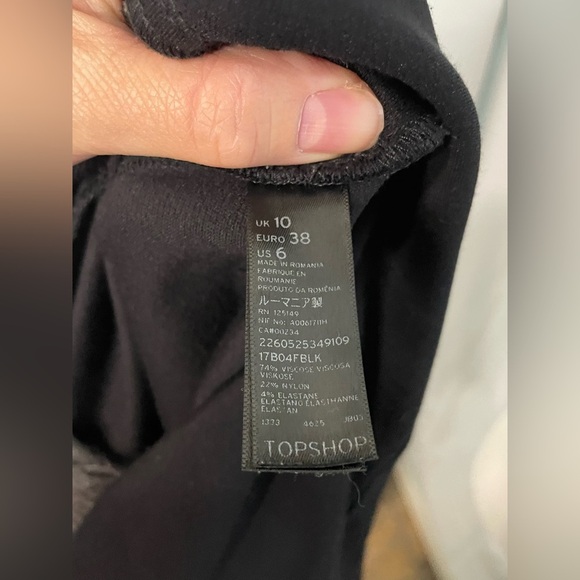 Top shop Black blazer Jacket size 6‎ - Picture 5 of 5